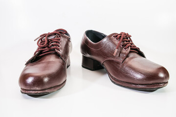 Scout 's shoes / brown shoes leather