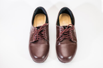 Scout 's shoes / brown shoes leather