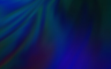 Dark BLUE vector blurred shine abstract texture.