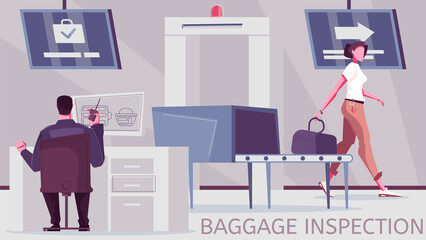 Baggage Inspection Flat Composition
