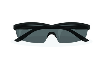 Tactical glasses flat style isolated on white. object vector for your design work, presentation, website or others.