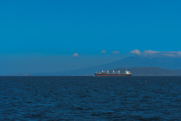 ship in the sea