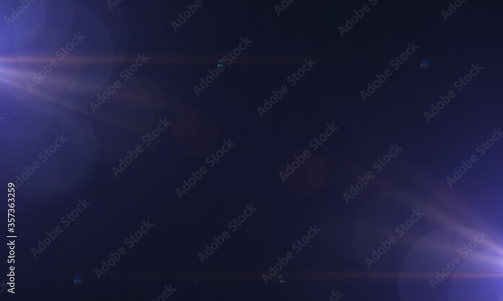 Aufkleber sun lens flare overlays. lens flare on black background. abstract light background ,digital lens fla