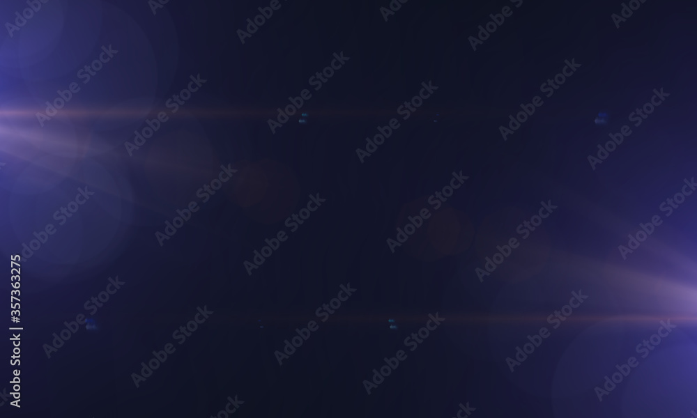 Aufkleber sun lens flare overlays. lens flare on black background. abstract light background ,digital lens fla
