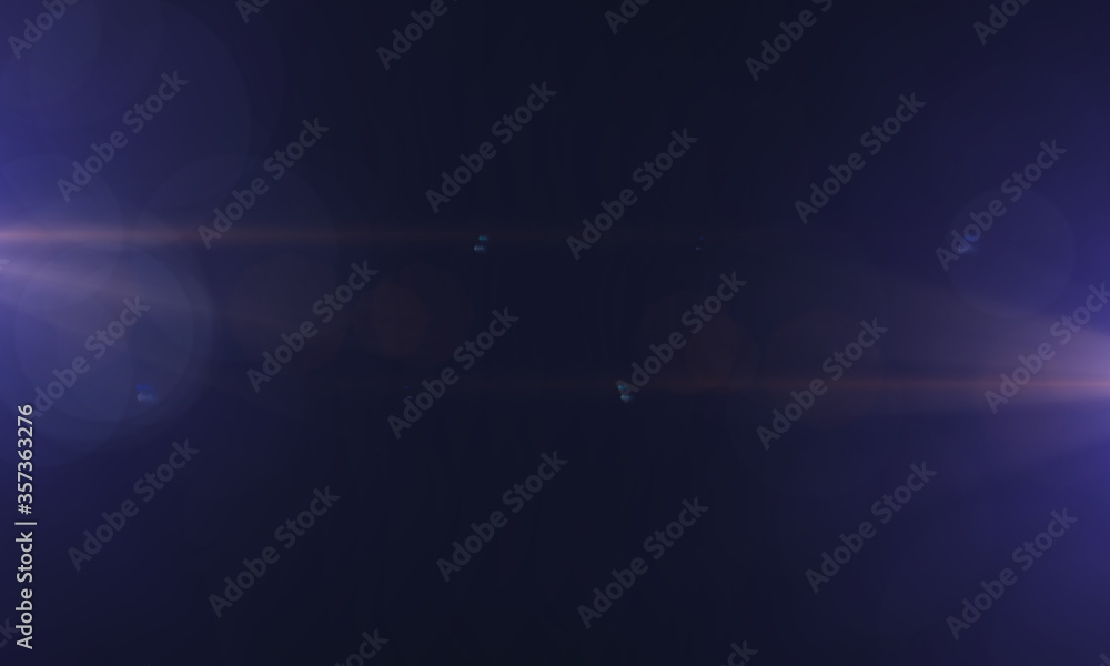 Aufkleber sun lens flare overlays. lens flare on black background. abstract light background ,digital lens fla