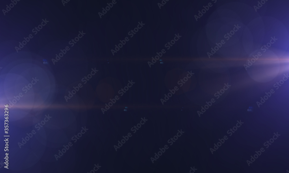 Aufkleber sun lens flare overlays. lens flare on black background. abstract light background ,digital lens fla