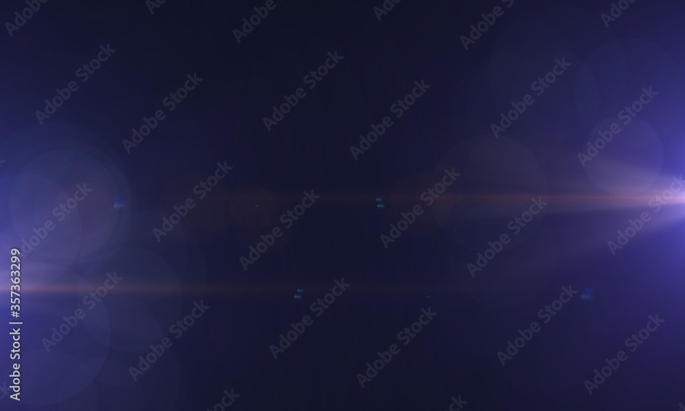 Aufkleber sun lens flare overlays. lens flare on black background. abstract light background ,digital lens fla