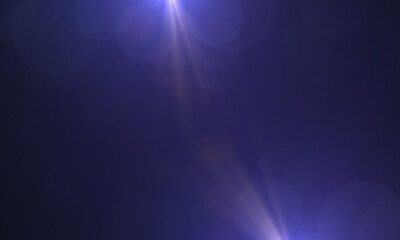 Lens Flare on black Background. Abstract Light background ,digital lens flare. Easy to add as Overlay or Screen Filter over Photos. 3D Rendering.