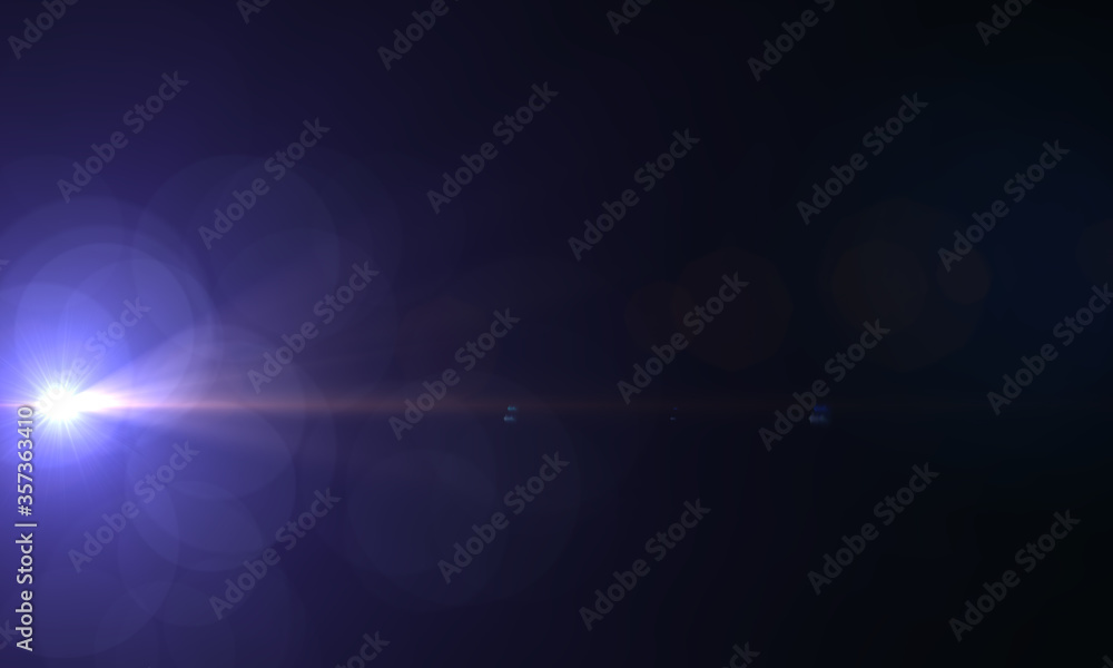 Aufkleber lens flare overlay. easy to add as overlay or screen filter. 3d rendering.