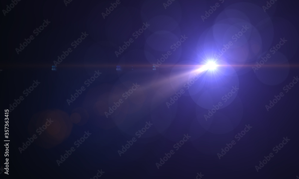 Aufkleber lens flare overlay. easy to add as overlay or screen filter. 3d rendering.