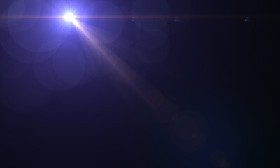 Lens flare overlay. Easy to add as Overlay or Screen Filter. 3D Rendering.