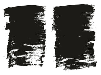 Flat Paint Brush Thin Short Background High Detail Abstract Vector Background Set 