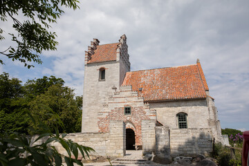 Fototapeta premium Old church with view out of the sea
