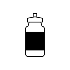 drink bottle icon vector isolated white
