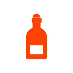 drink bottle icon vector isolated white