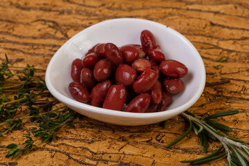 Baked red kidney