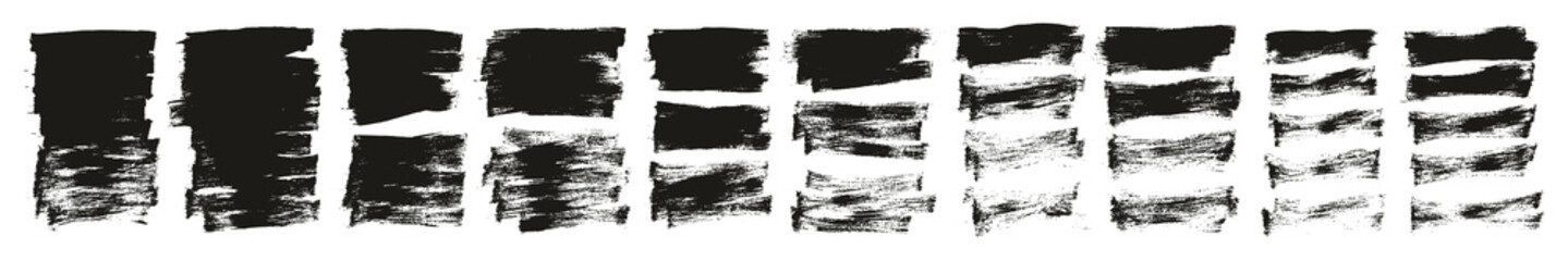 Flat Paint Brush Thin Short Background High Detail Abstract Vector Background Mega Set 