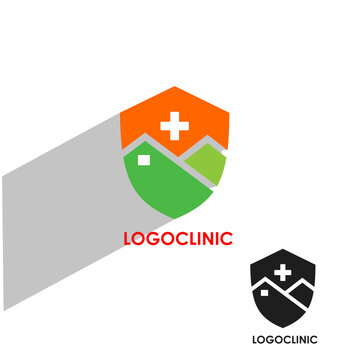 Shiedl And Hospital Family Clinic Busines Logo Design Element