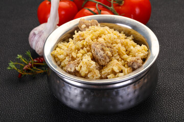 Bulgur with meat