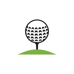 golf ball vector design template illustration