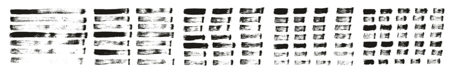 Flat Paint Brush Thin Straight Lines High Detail Abstract Vector Background Mega Set 