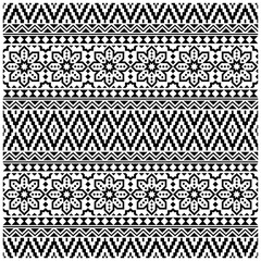 ethnic seamless patterns illustration vector. Aztec geometric backgrounds. Stylish navajo fabric