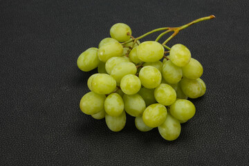 Sweet ripe Green grape branch