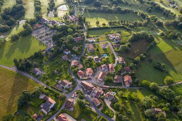 Aerial View Pays de Gex - Geneva aera