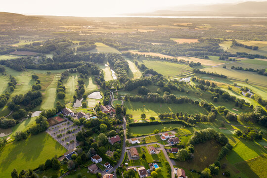 Aerial View Pays de Gex - Geneva aera