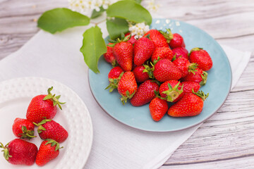 strawberries in a bowl