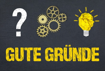 Obraz premium Gute Gründe