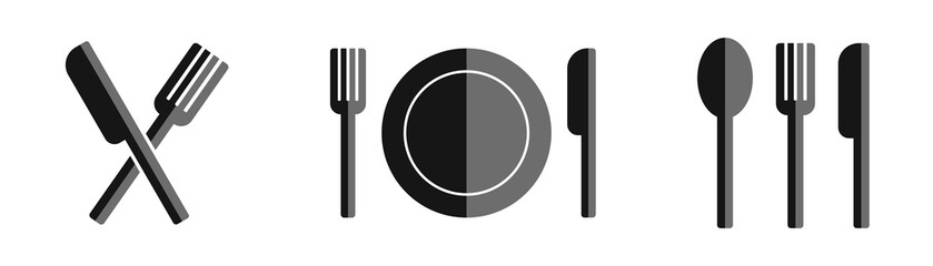 Cutlery Icons Set