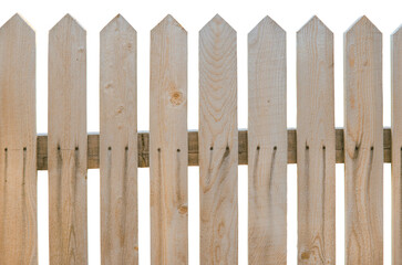 Wooden fence