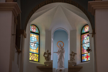 Monastery Catholic Church of the Mother of God - the queen of Palestine Regina Palestina in Deir...