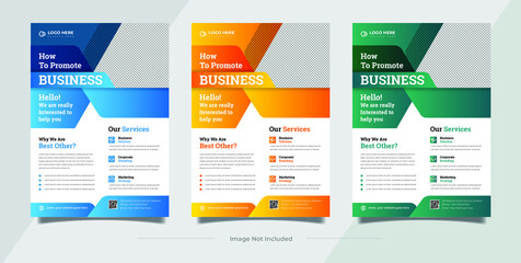 Corporate flyer Template Design