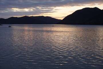 
Sunrise over the Seto Inland Sea, Japan