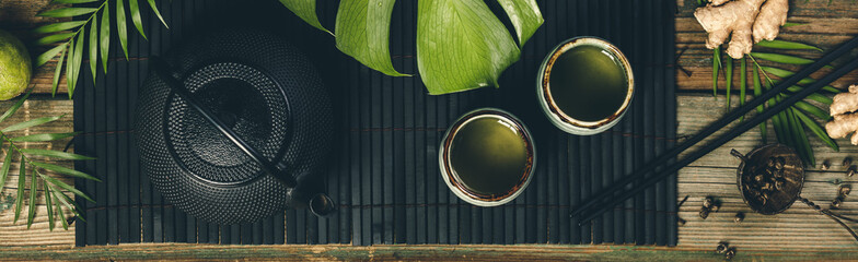 Asian tea concept