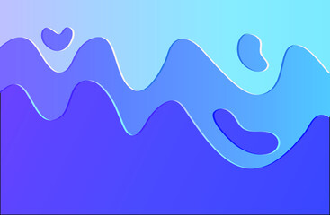 abstract blue background with waves