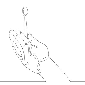 recommend clip art: hand with a toothbrush