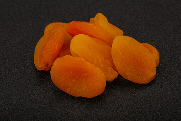 Sweet tasty dried apricot heap