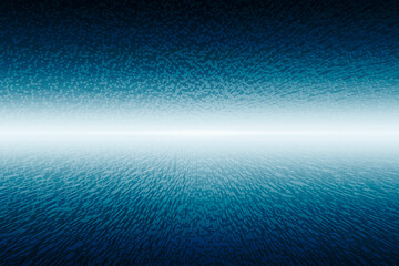 abstract background with blue perspective pattern and light