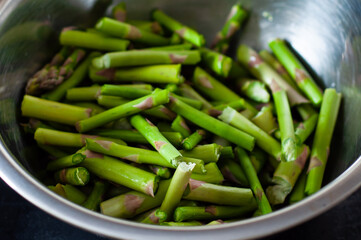 Growing green asparagus at home for your own use