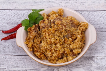 Couscous with meat