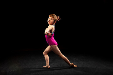 Strong youth gymnast 