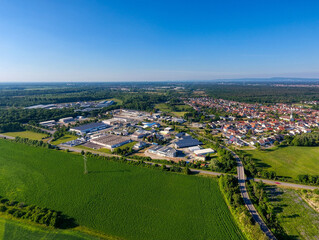 Luftaufnahme Huttenheim