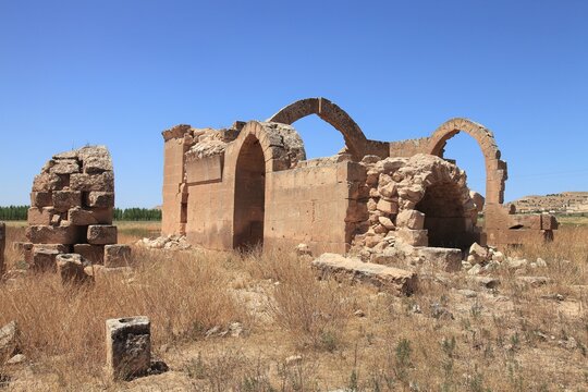 Necm Castle is located in Manbij, Syria. Necm Castle is located on the bank of the Euphrates River. The castle was built in the 100th year before Christ. Historical building ruins near the castle.