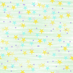 seamless stars  background pastel colors