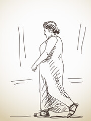 walking woman