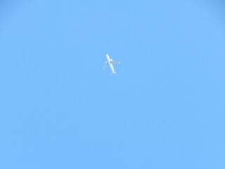airplane in the sky © KurtErik