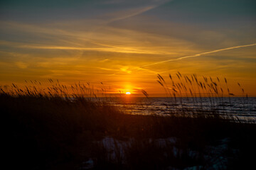 
A beautiful moment of sunset in Latvia by the Baltic Sea
